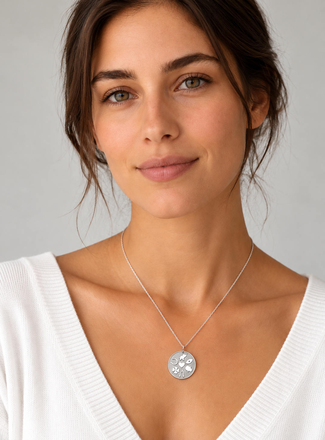 Good Luck Medallion Necklace