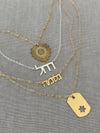 Star of David ID Tag Necklace