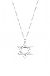 Jordan Star of David Necklace