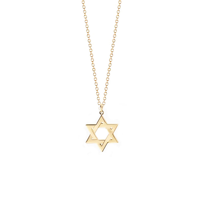 Jordan Star of David Necklace