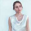 Juno Initial Necklace (Am Israel Chai)