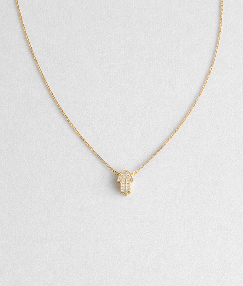 Kira Mini Hamsa Necklace