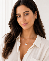 Lizzy Star of David Paperclip Necklace