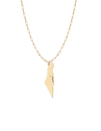 Eretz Map Necklace
