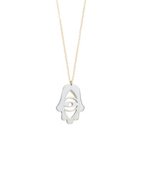 Eye Hamsa Necklace