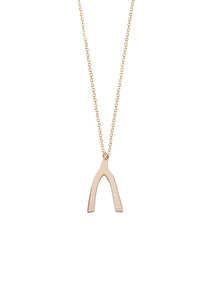Lucky Wishbone Necklace