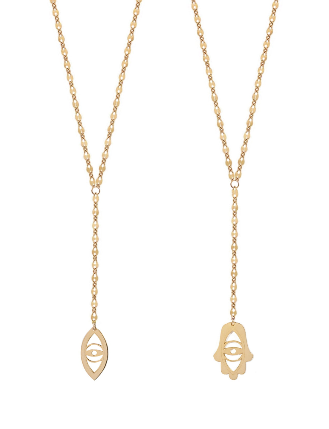 Joyce Evil Eye and Hamsa Lariat
