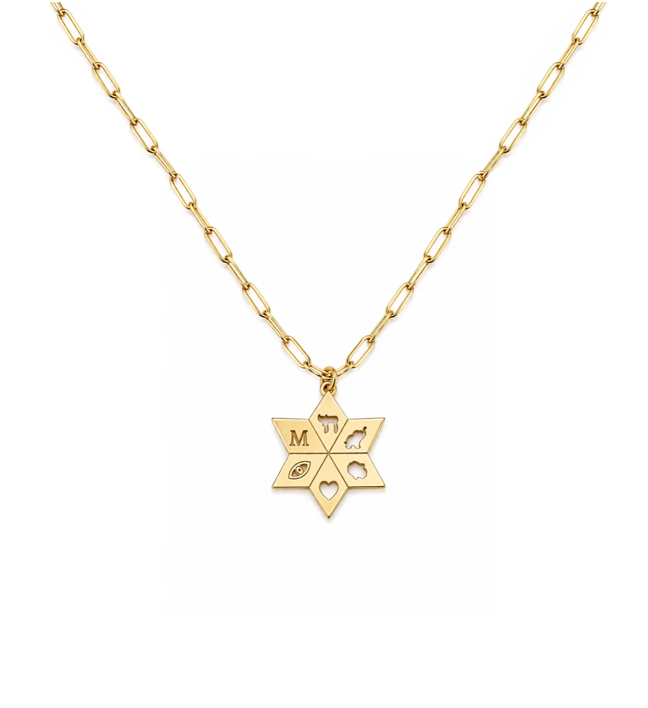 Amelia Good Luck Initial Necklace