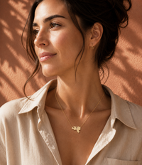 Venezuela Heart Map Necklace