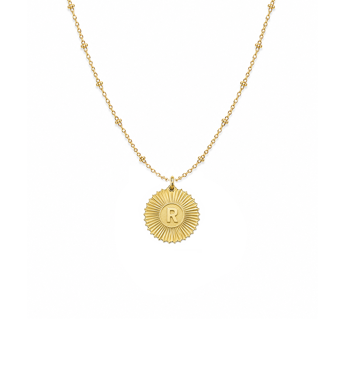 Vesta Initial Medallion Charm