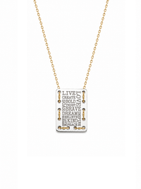 Woven Love Pendant Necklace