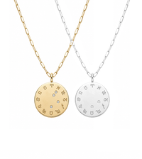 Zodiac Diamond Wheel Necklace