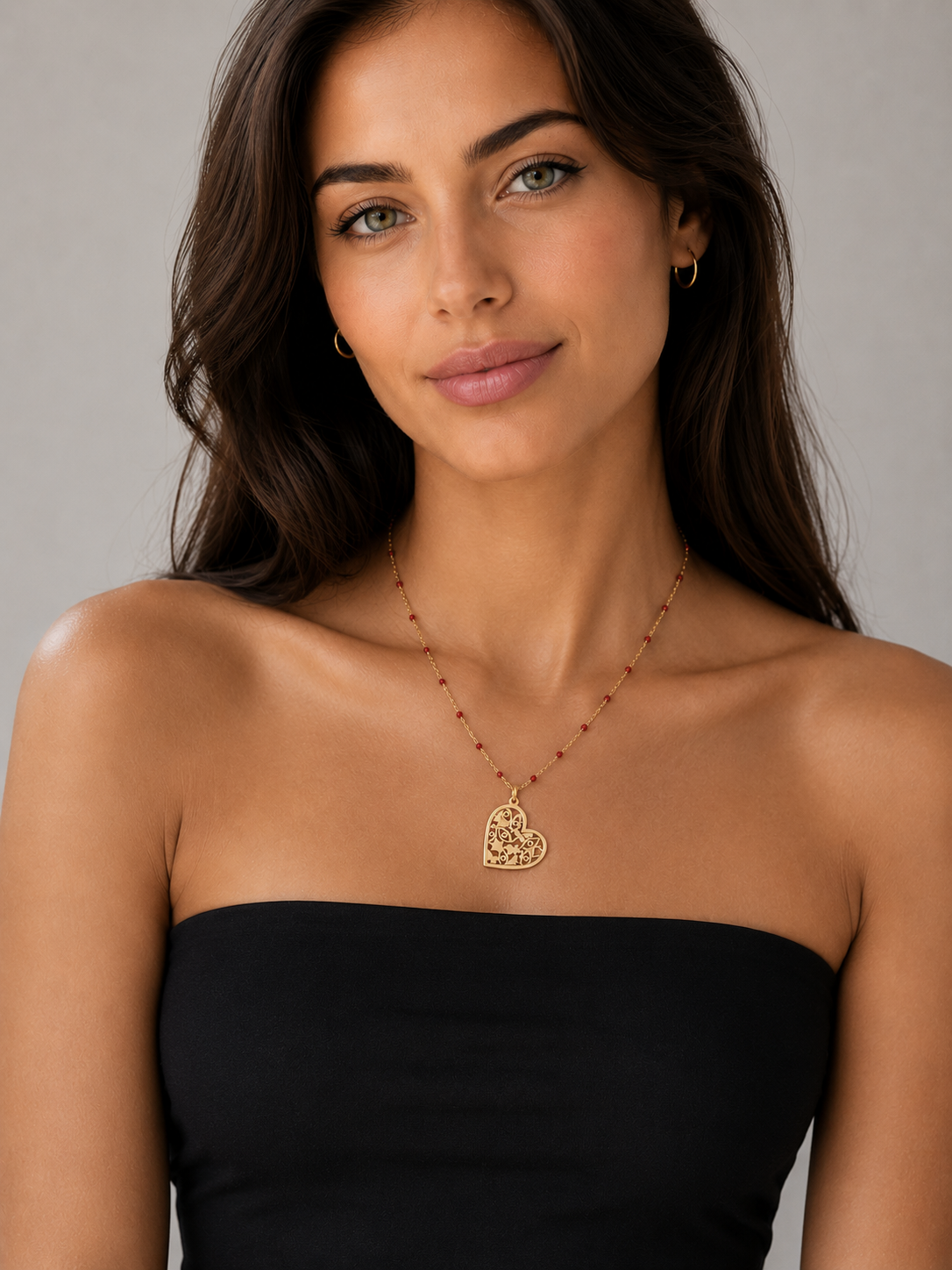 Mia Turquoise Haert Good Luck Necklace