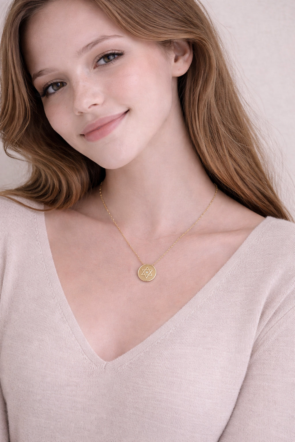 Dalit Star of David Diamond Necklace