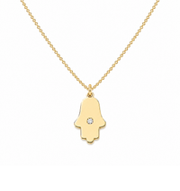 Hamsa Diamond Charm