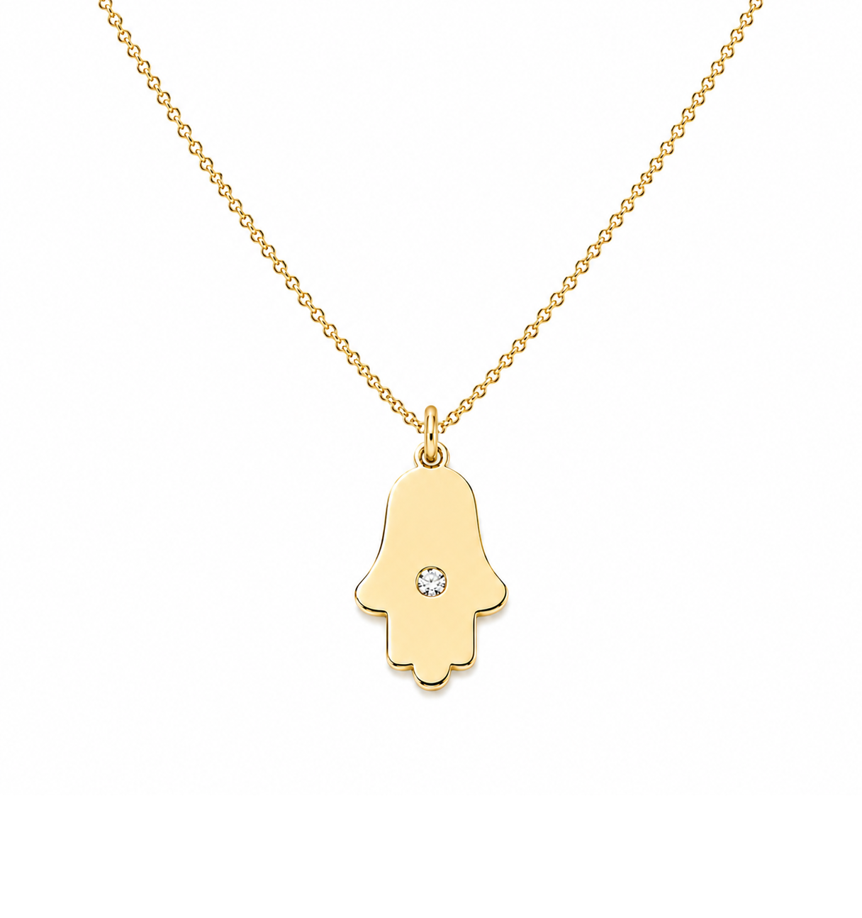 Hamsa Diamond Charm