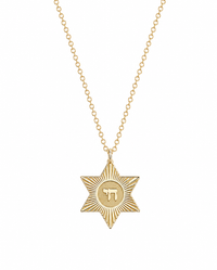 Chai Star of David Medallion Necklace