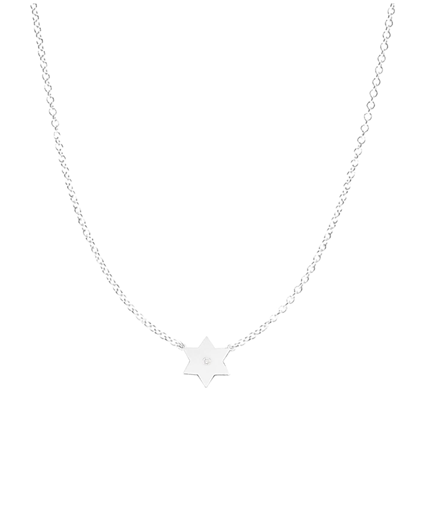 Golda Diamond Star of David Necklace
