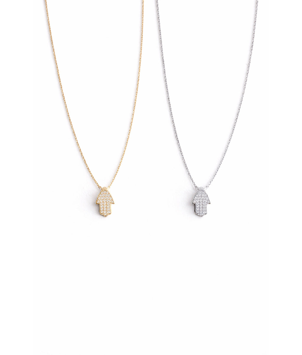 Kira Mini Hamsa Necklace