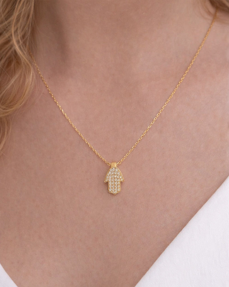 Kira Mini Hamsa Necklace