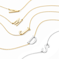 Juno Side Initial Necklace