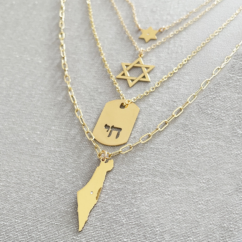 Chai ID Tag Necklace