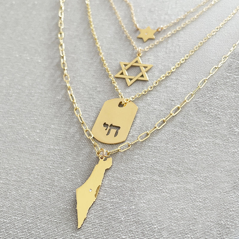 Chai ID Tag Necklace