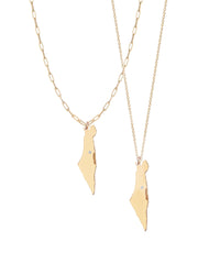 Eretz Map Necklace