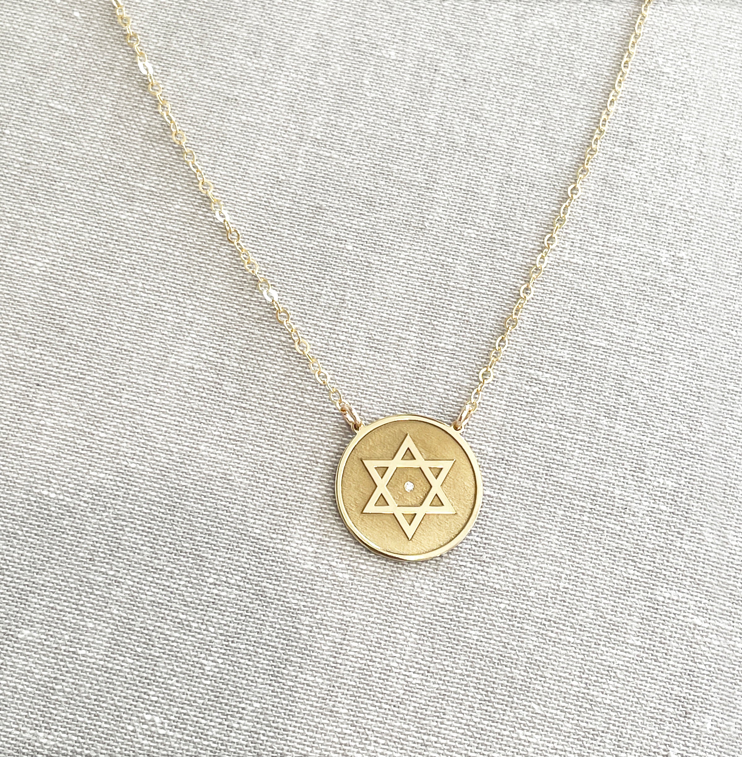 Dalit Star of David Diamond Necklace