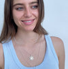 Star of One Magen David Necklace Beaded Chain