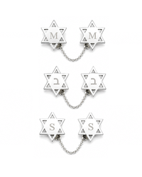 Michael Personalized Star of David Tallit Clips