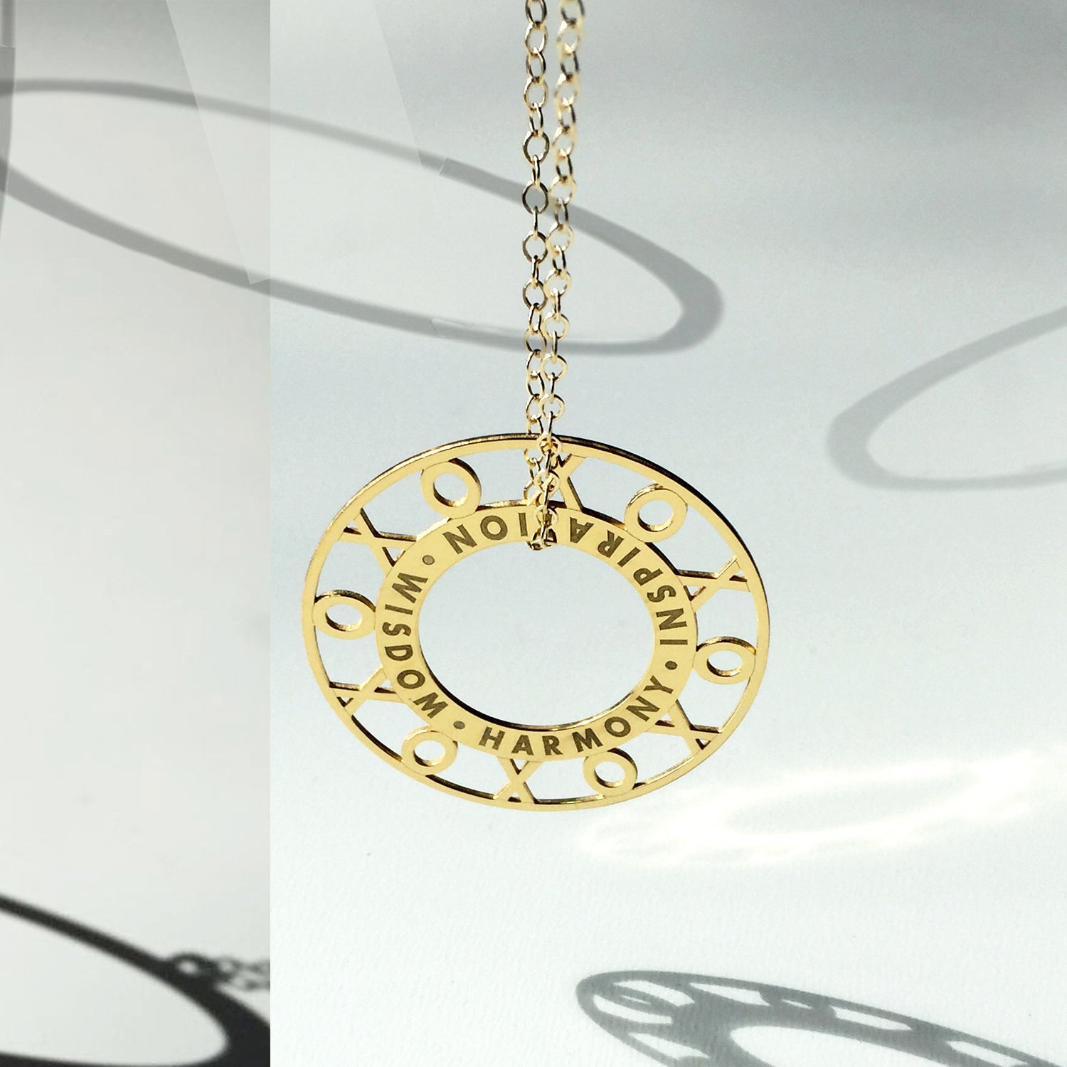 XOXO Personalized Token Necklace