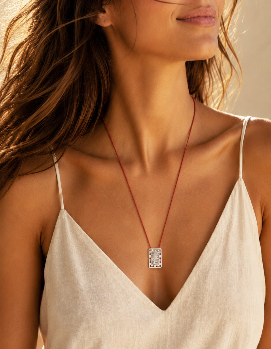 Woven Love Pendant Necklace