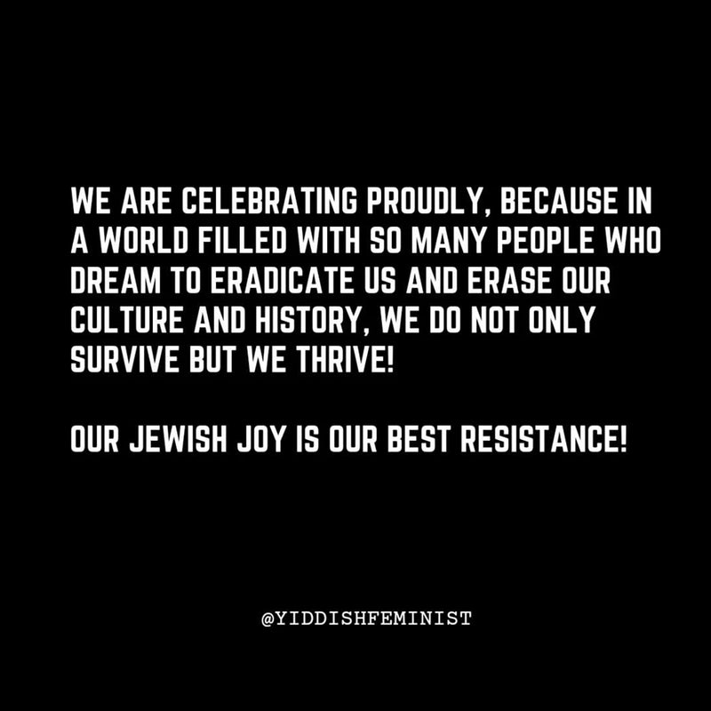 Jewish Joy is Resistance