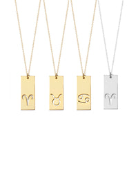 Zodiac Bar Necklace