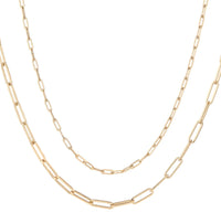 Elle Paperclip Large Link Chain
