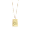 Calendar Paperclip Chain Necklace