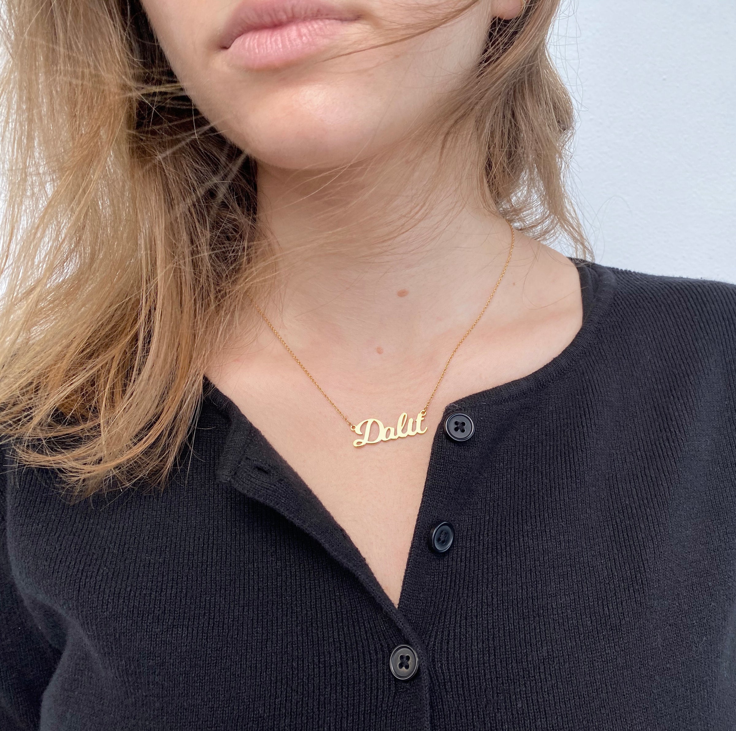 Olivia Nameplate Necklace