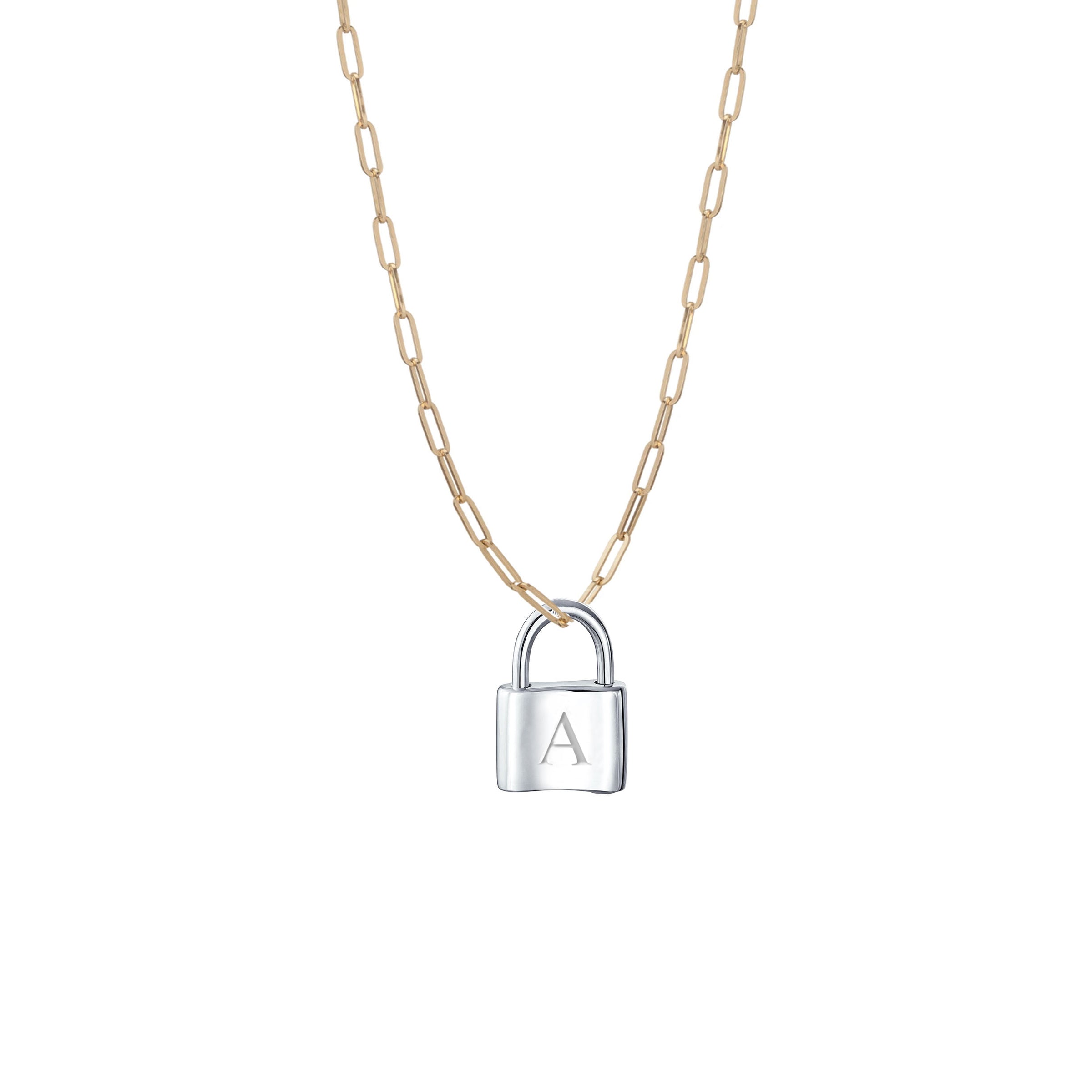 Louis Vuitton, Jewelry, Louis Vuitton Lockit Sterling Silver Pendant  Necklace
