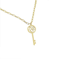 Alma Love Key Necklace