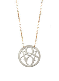 XOXO Circle Necklace