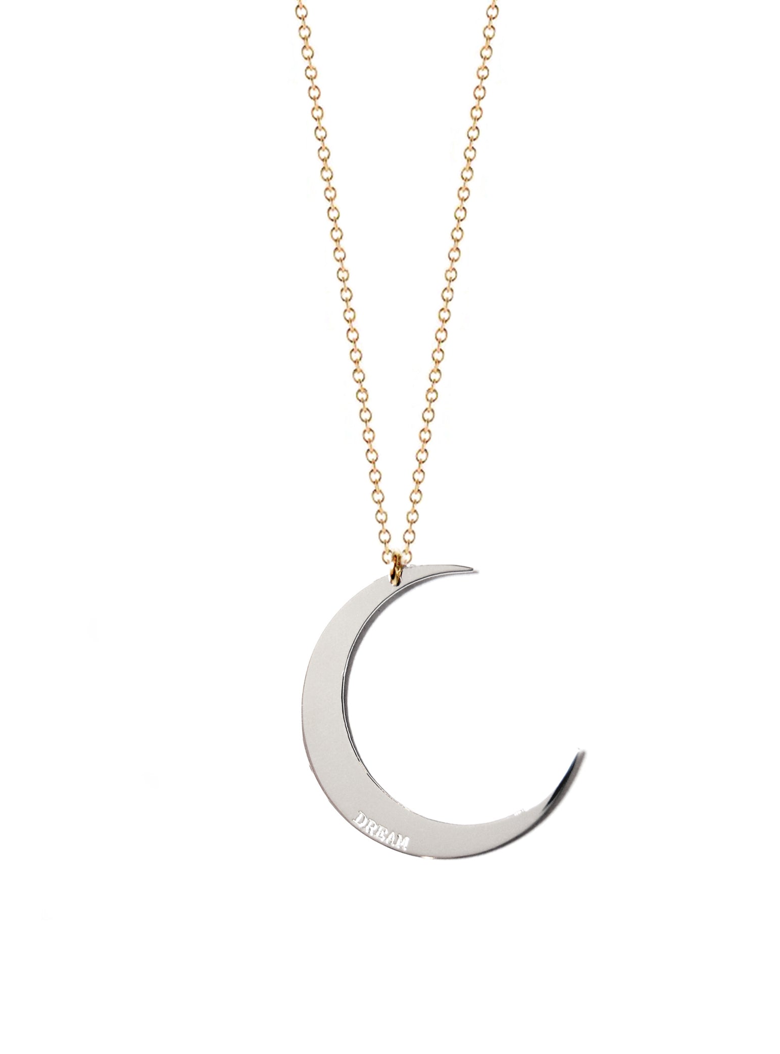 Selene Crescent Moon Necklace – Miriam Merenfeld Jewelry