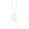 Star of David ID Tag Necklace