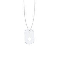 Star of David ID Tag Necklace