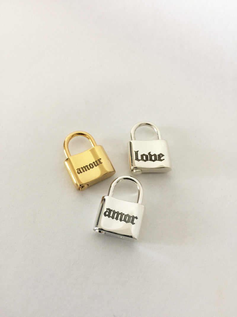 Lock Personalized Charm