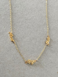Olivia Nameplate Necklace