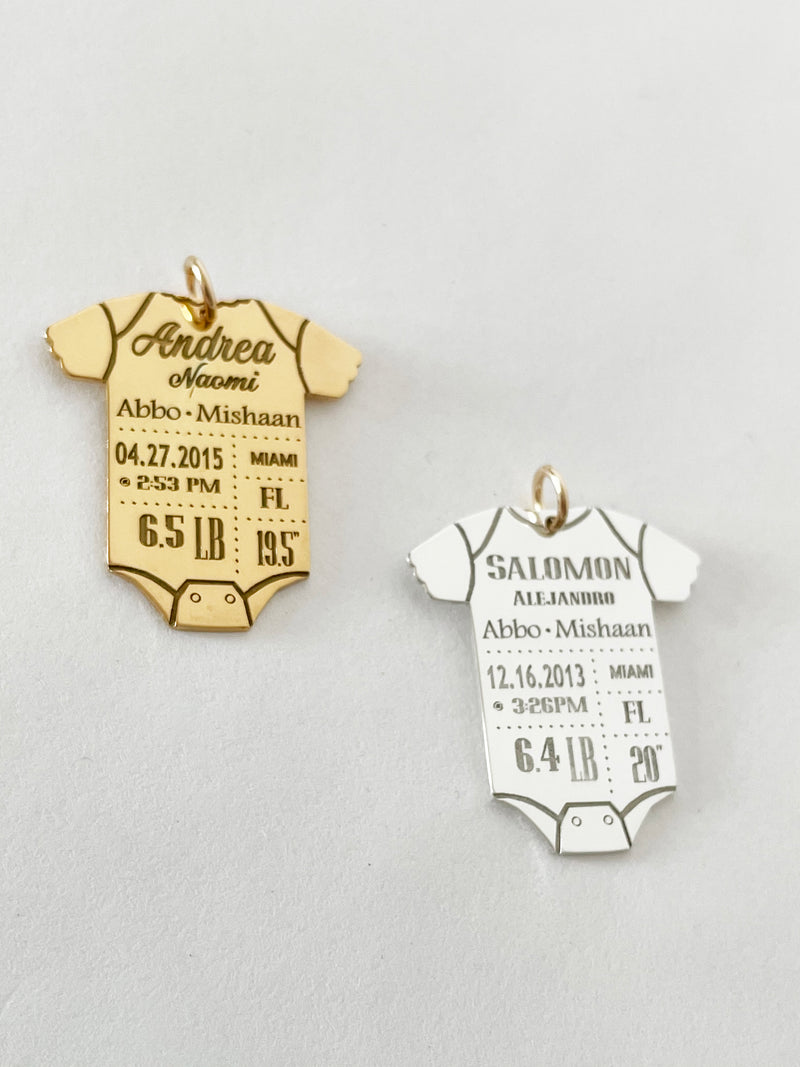 Custom Baby Onesie Charm