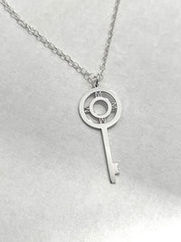 Atlas Initial Key Necklace