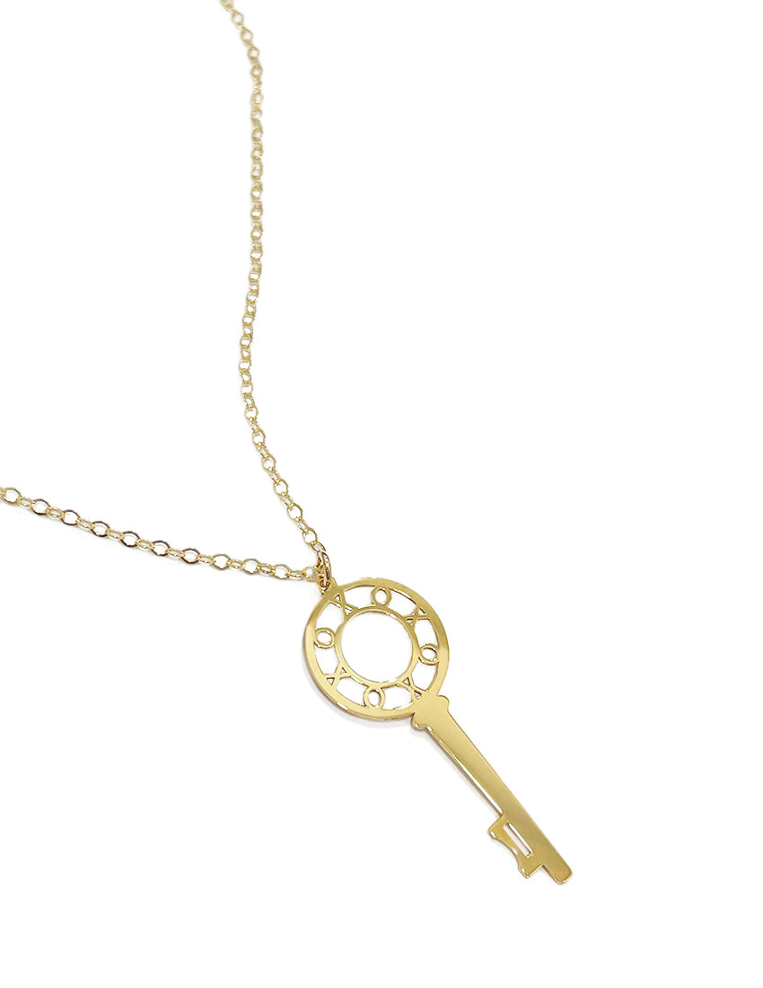 XO Atlas Key Necklace – Miriam Merenfeld Jewelry
